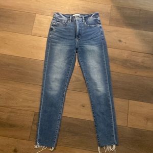 EUC Fresh cut mid high-rise loft  jeans size 27 / 4